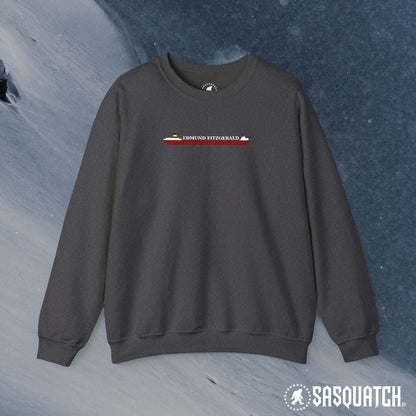 EDMUND FITZGERALD EMBROIDED CREWNECK