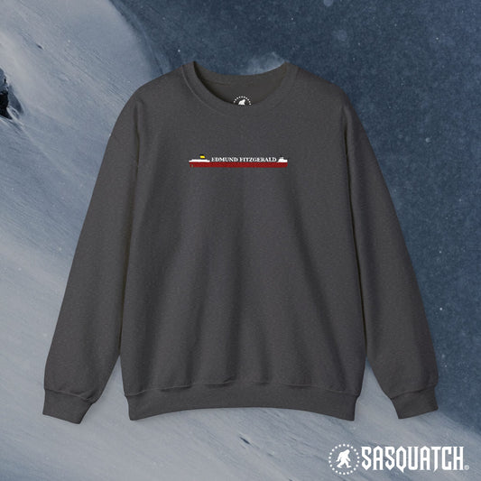 EDMUND FITZGERALD EMBROIDED CREWNECK